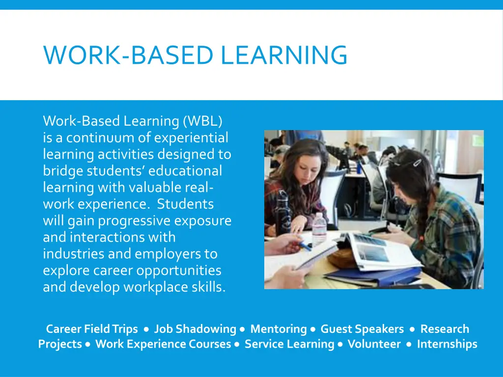 work based learning