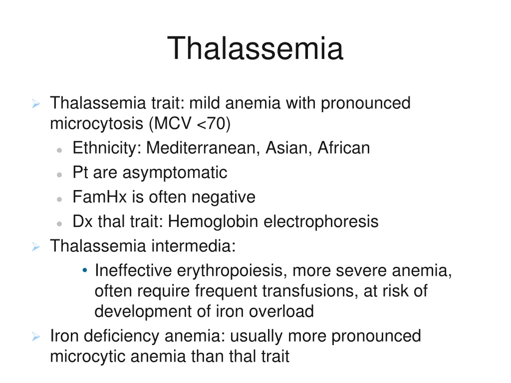 thalassemia