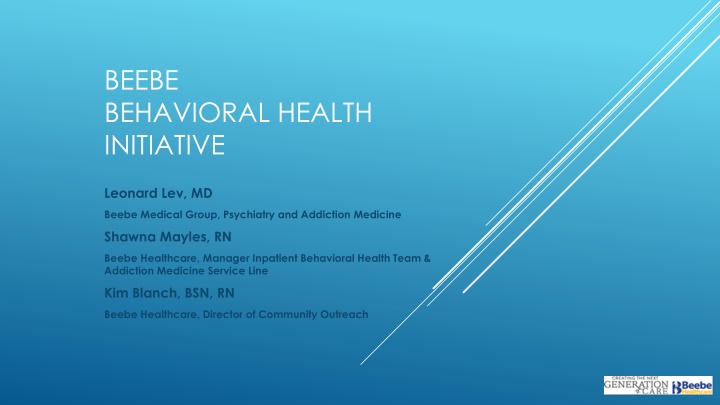 beebe behavioral health initiative