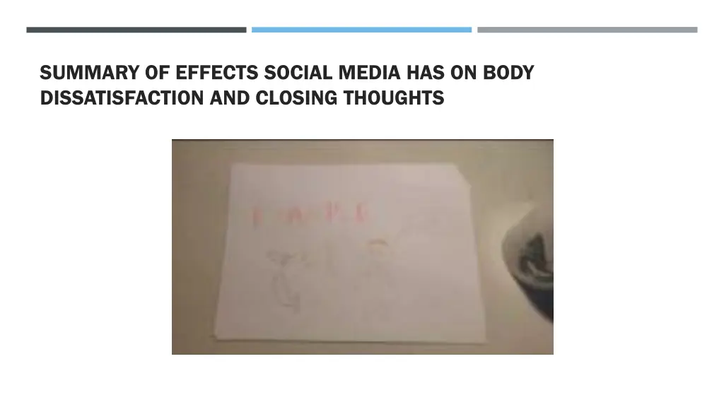 summary of effects social media has on body