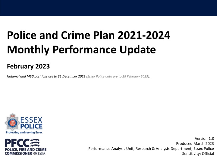 police and crime plan 2021 2024 monthly