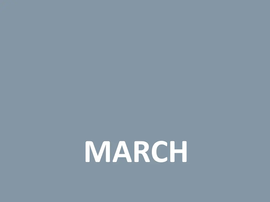 march