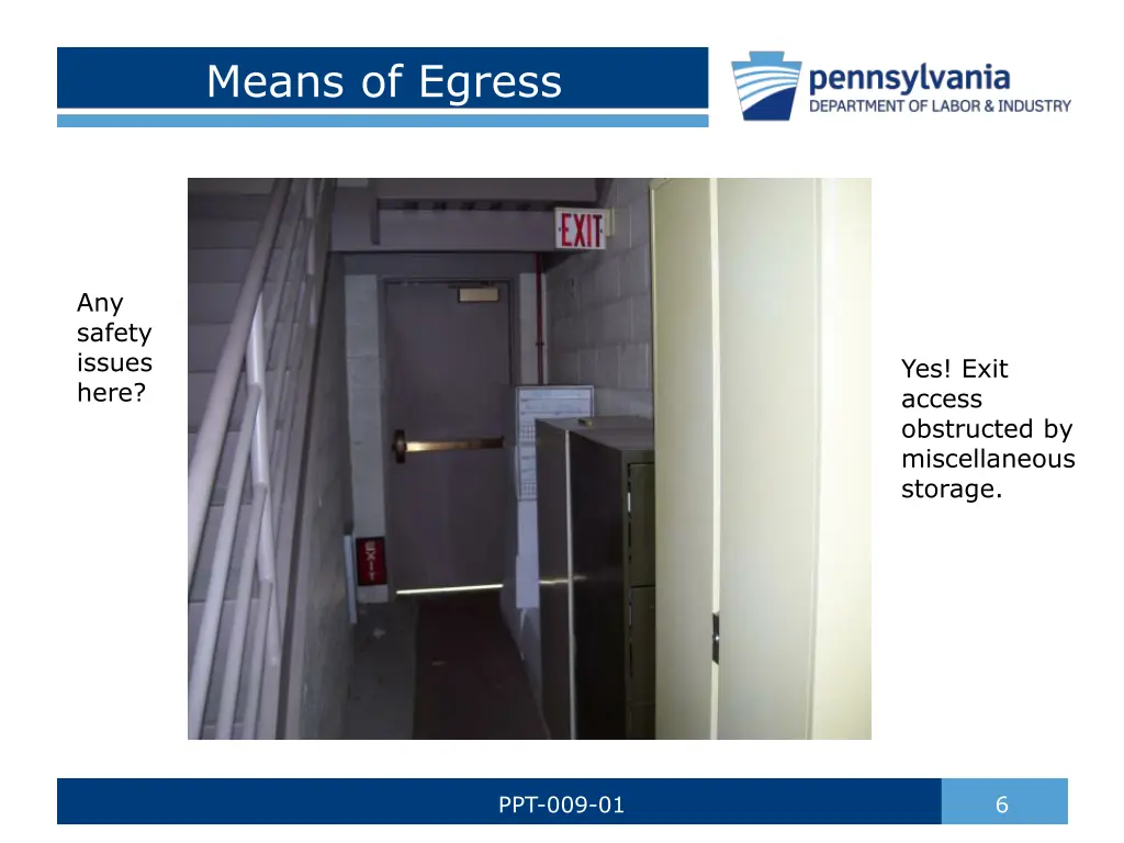 means of egress