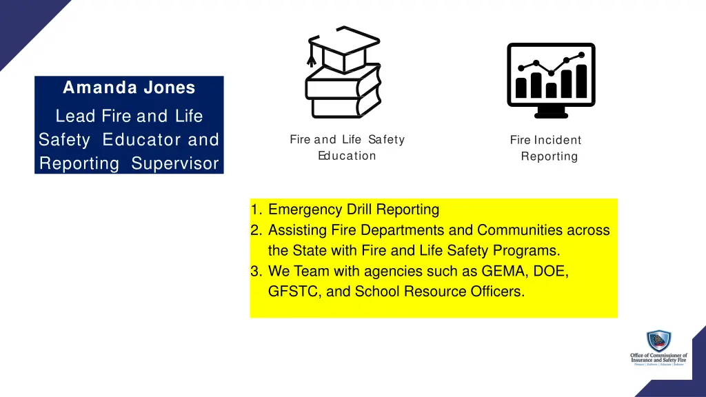 amanda jones lead fire and life safety educator