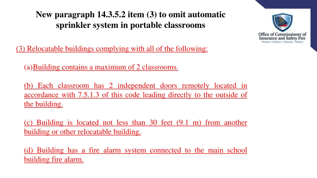 new paragraph 14 3 5 2 item 3 to omit automatic