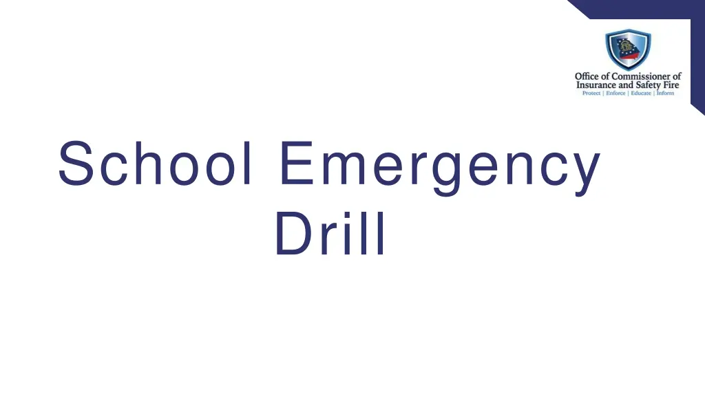 school emergency drill