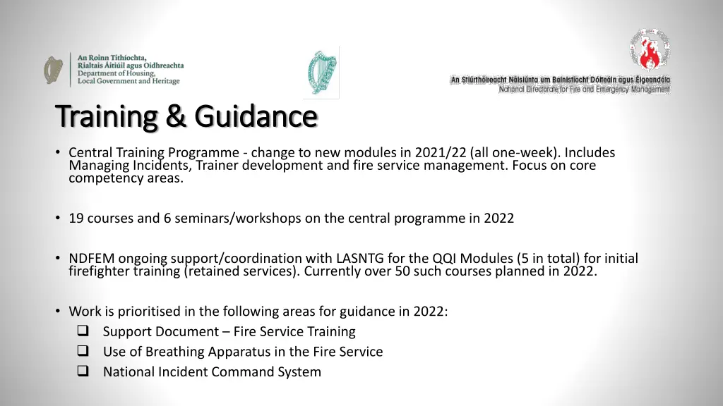 training guidance training guidance