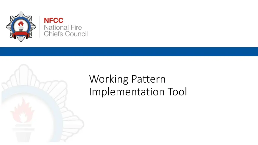 working pattern implementation tool