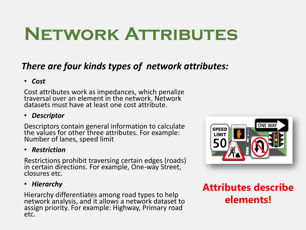 network attributes