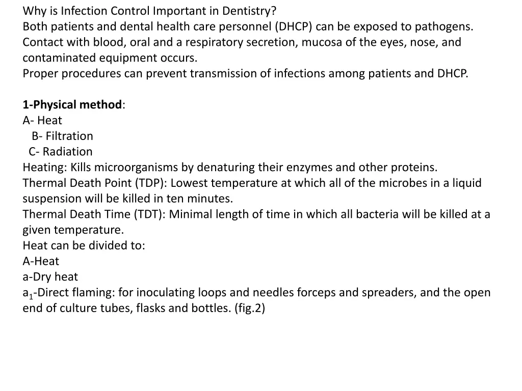 why is infection control important in dentistry