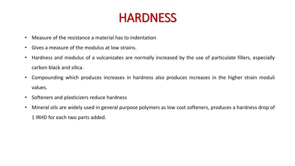 hardness hardness