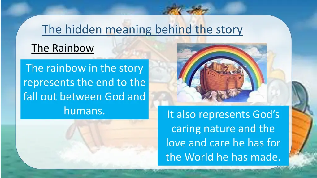 the hidden meaning behind the story 1