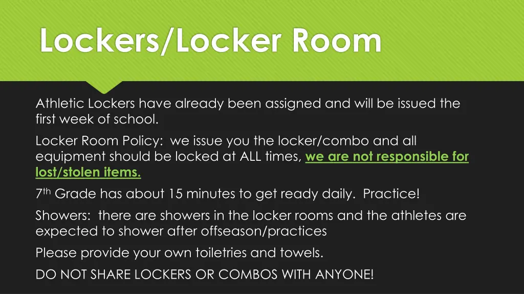 lockers locker room