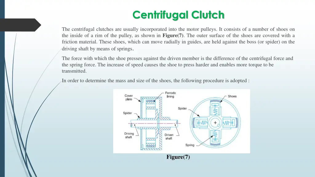 centrifugal clutch