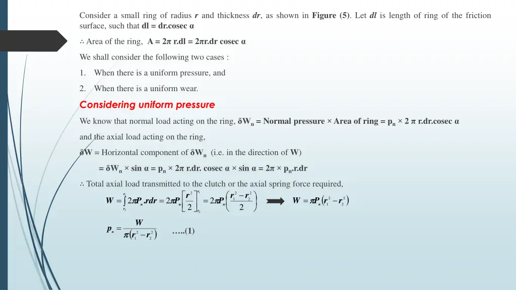 consider a small ring of radius r and thickness