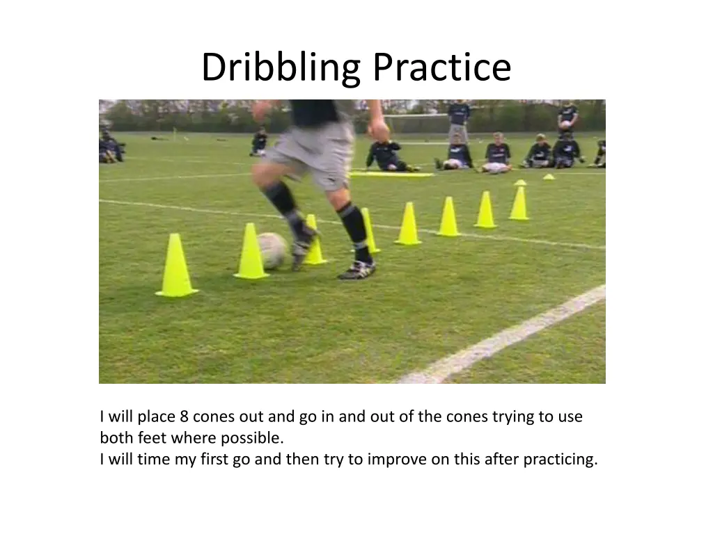 dribbling practice