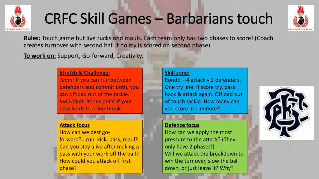 crfc skill games crfc skill games barbarians touch