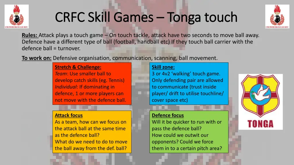 crfc skill games crfc skill games tonga touch