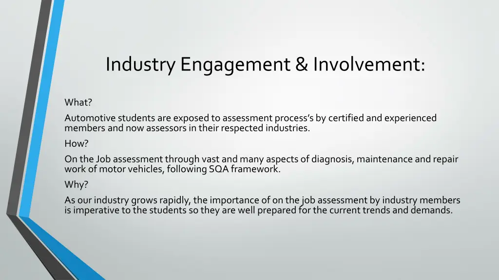 industry engagement involvement