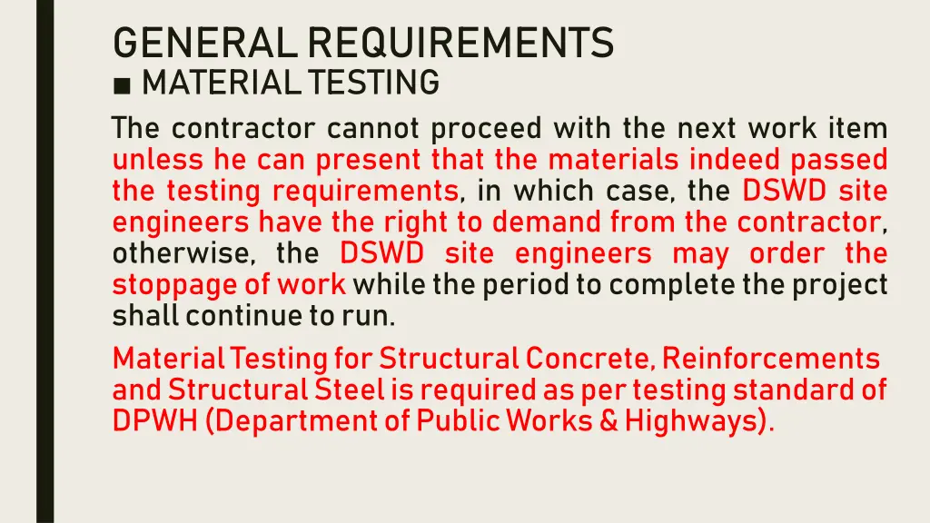 general requirements materialtesting 1