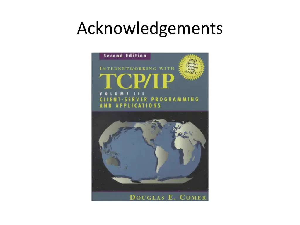 acknowledgements