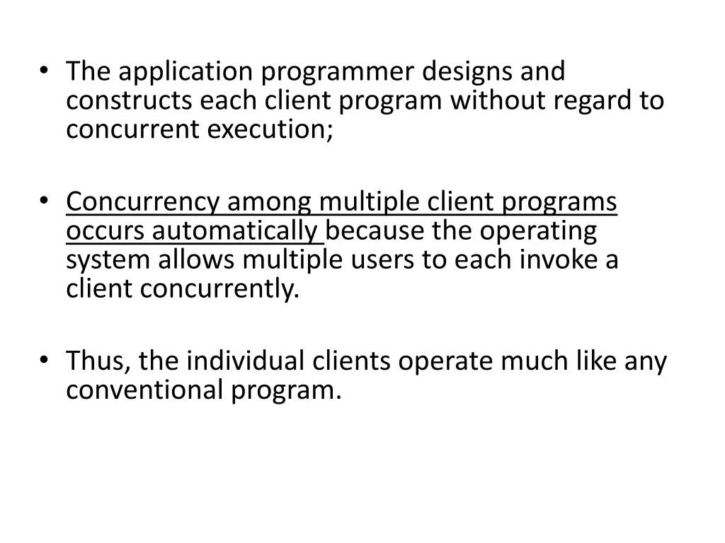 the application programmer designs and constructs