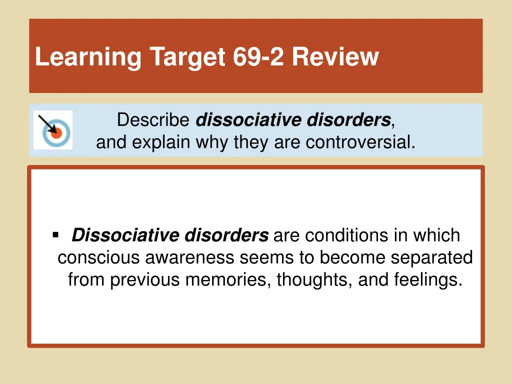 learning target 69 2 review