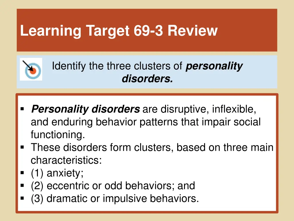 learning target 69 3 review