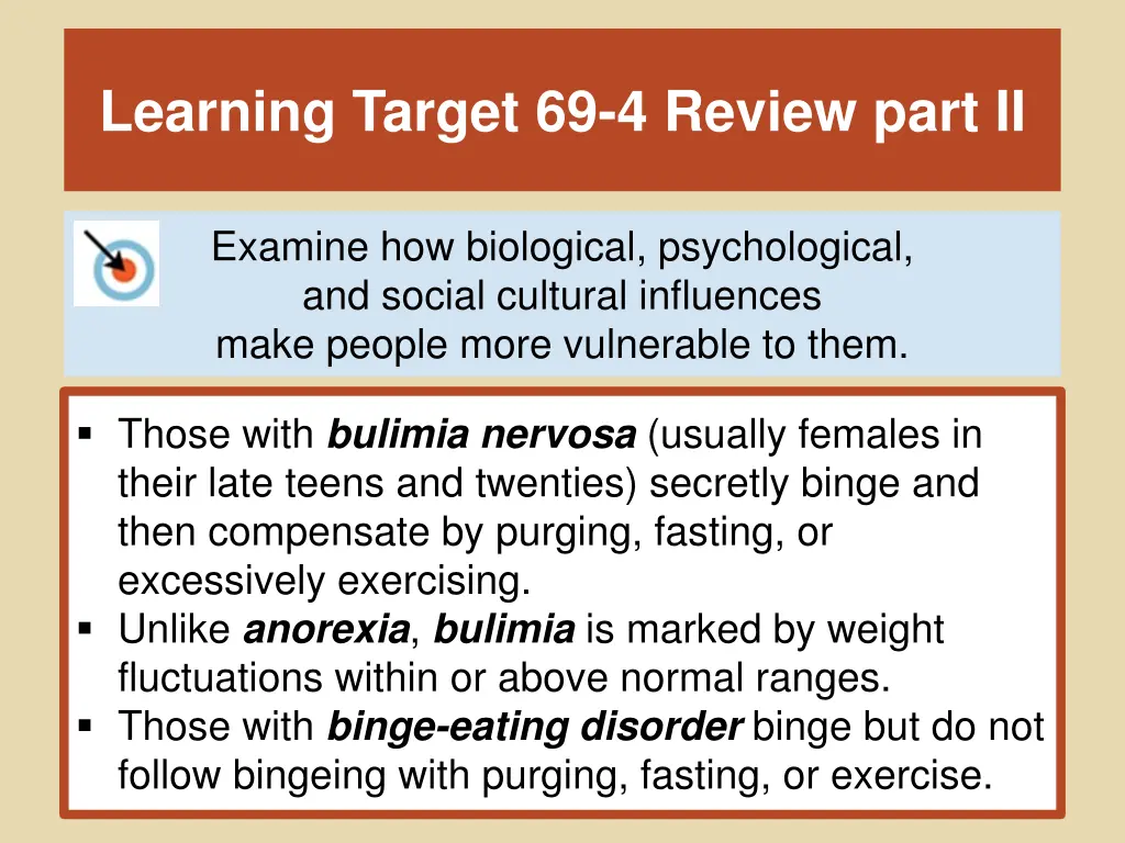 learning target 69 4 review part ii