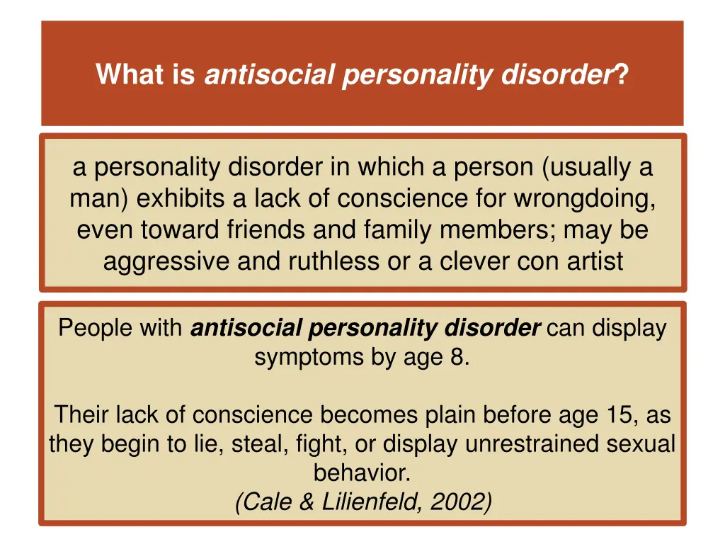 what is antisocial personality disorder