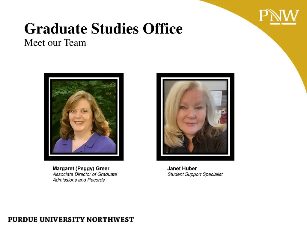 graduate studies office meet our team