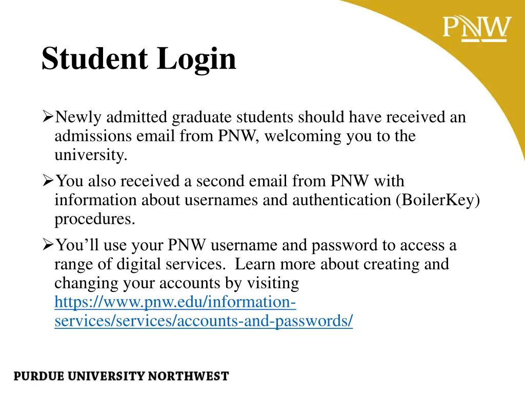 student login