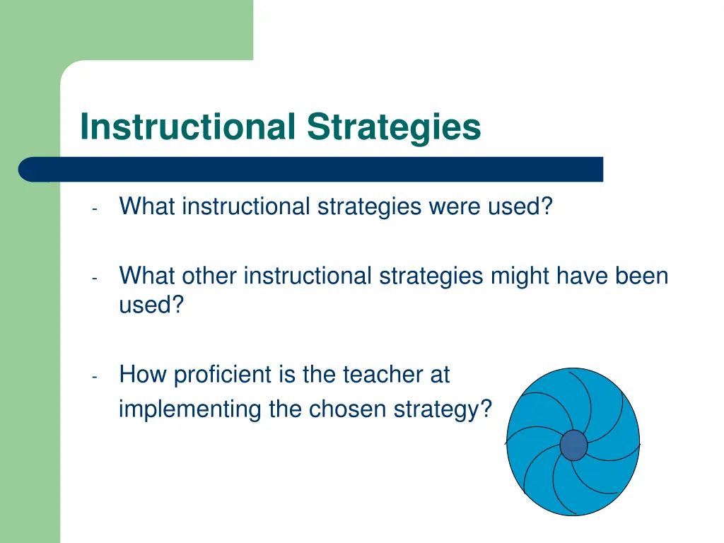 instructional strategies