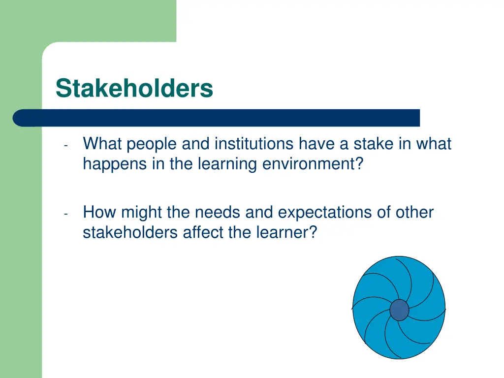 stakeholders