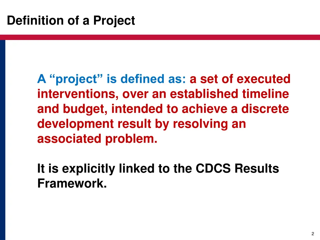 definition of a project