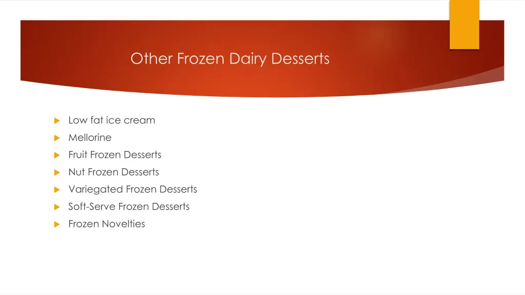 other frozen dairy desserts