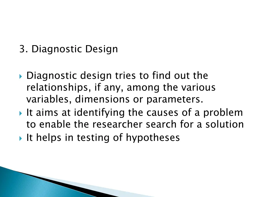 3 diagnostic design