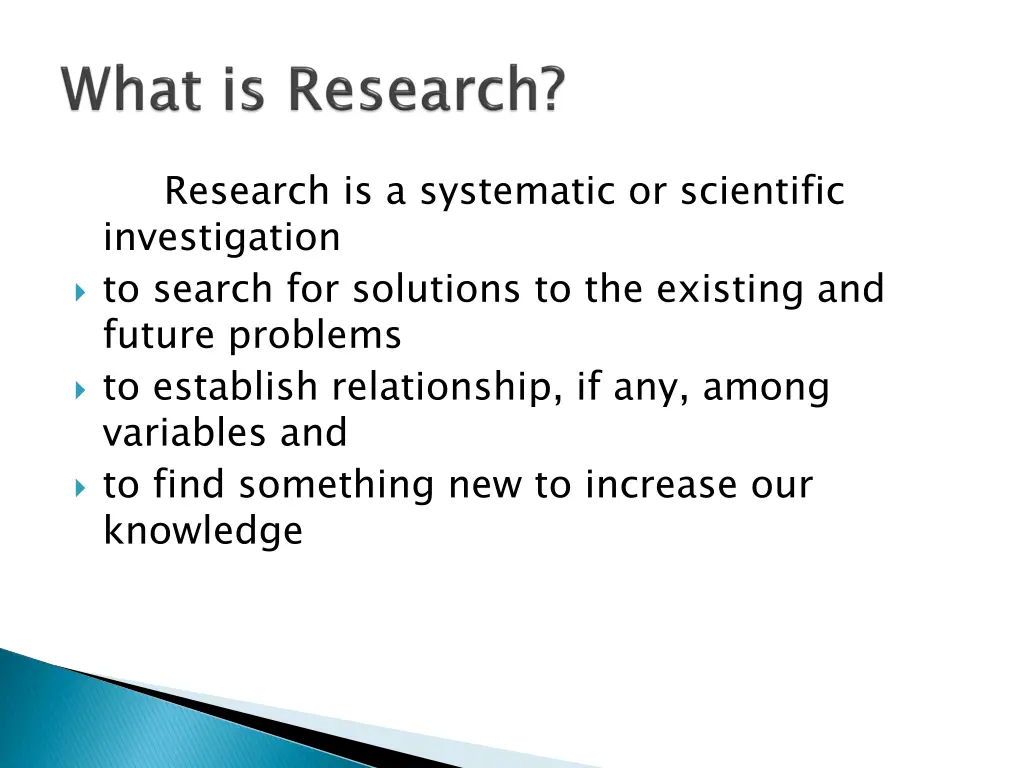 research is a systematic or scientific