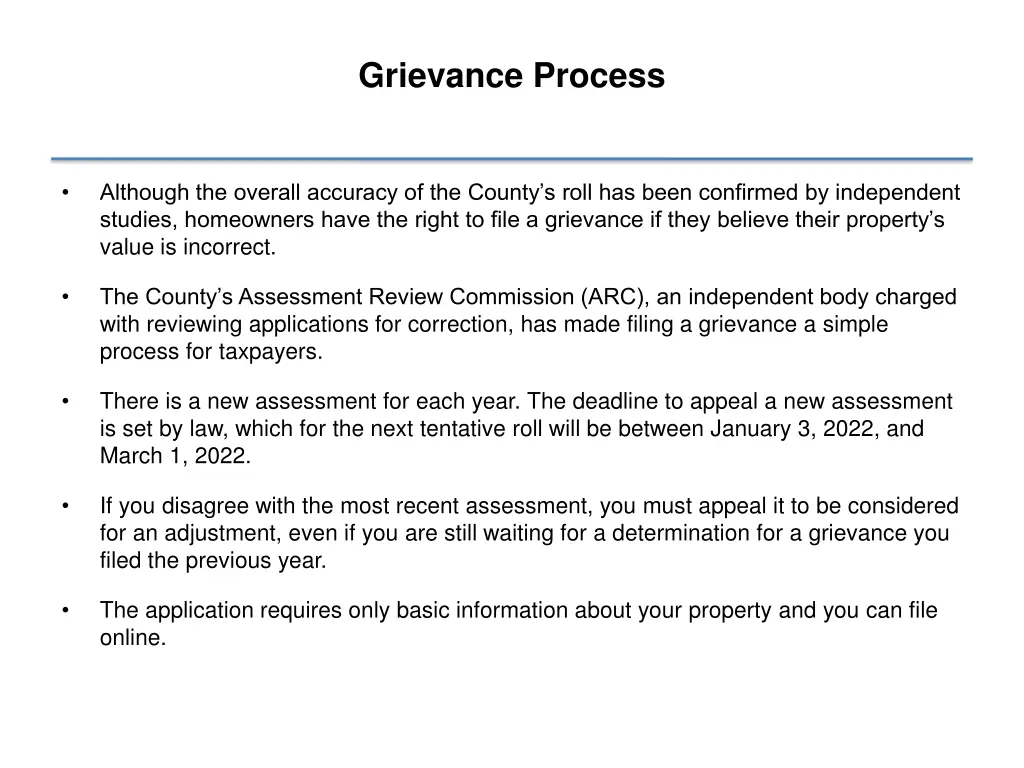 grievance process