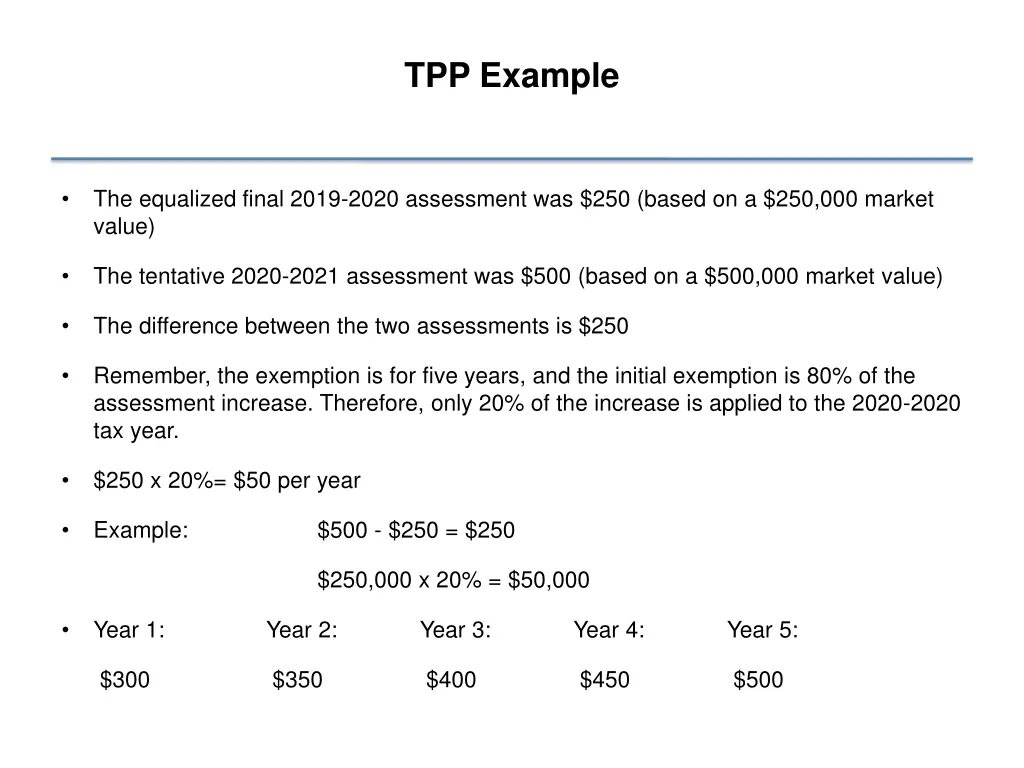 tpp example