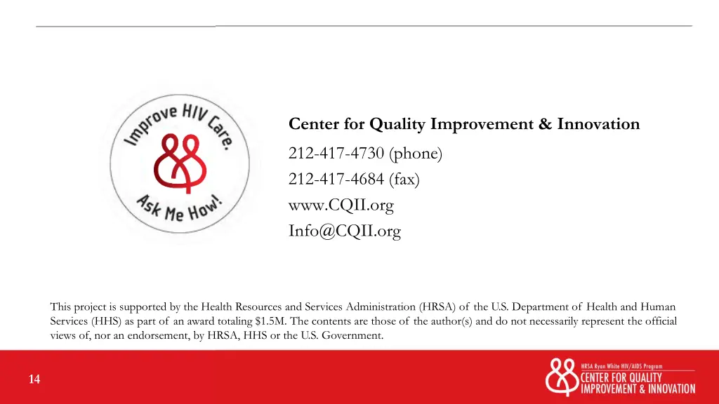 center for quality improvement innovation