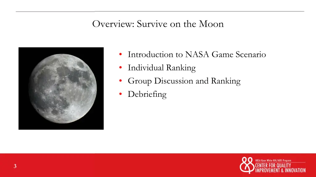 overview survive on the moon