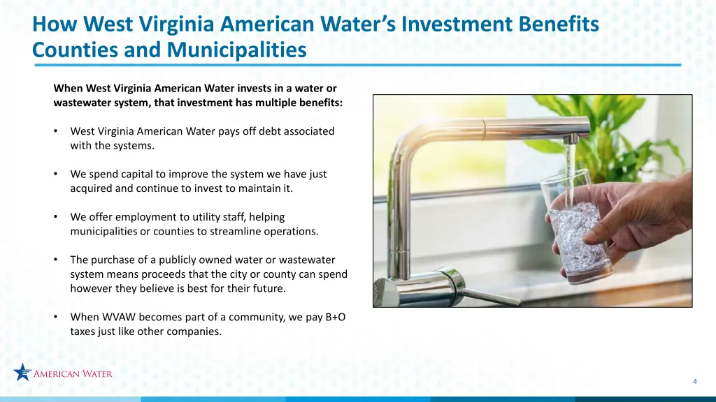 how west virginia american water s investment