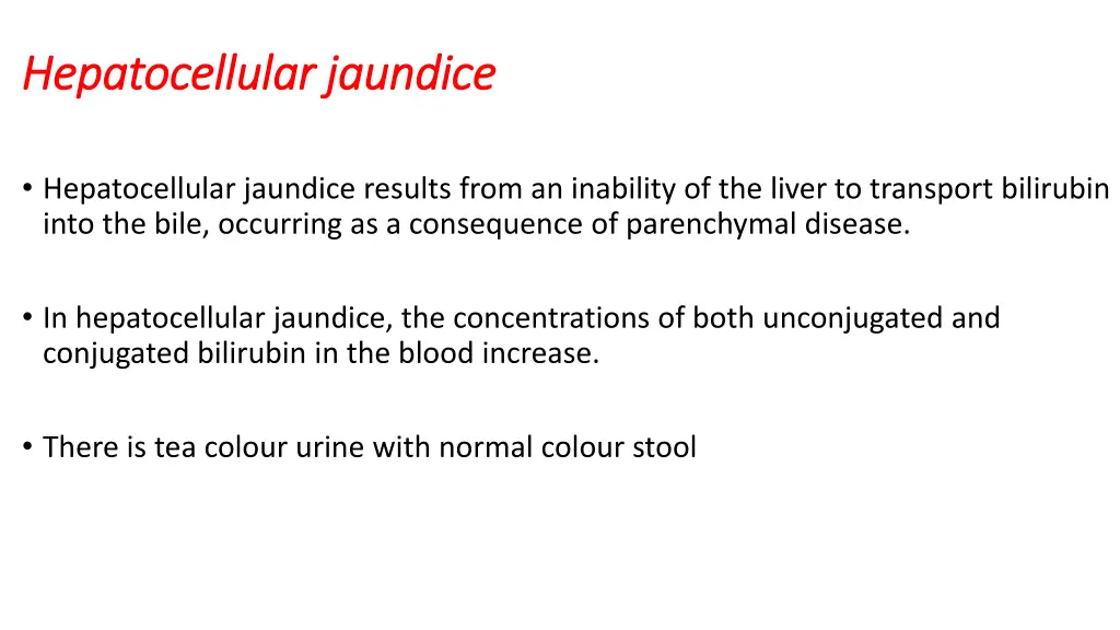 hepatocellular jaundice hepatocellular jaundice