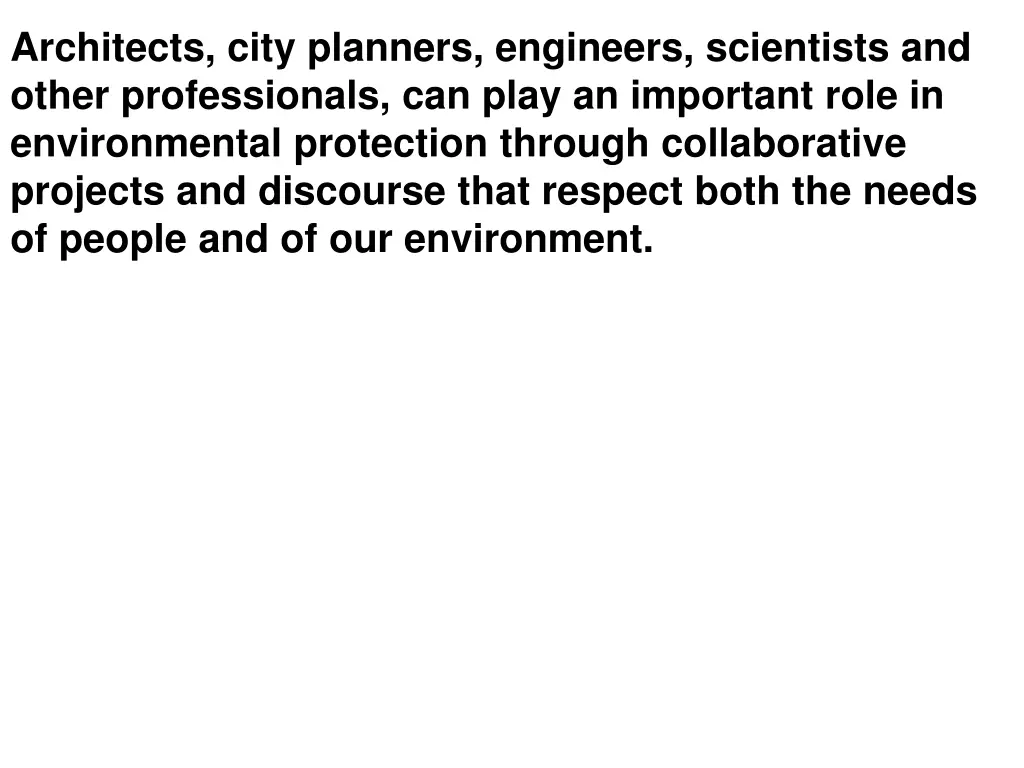 architects city planners engineers scientists