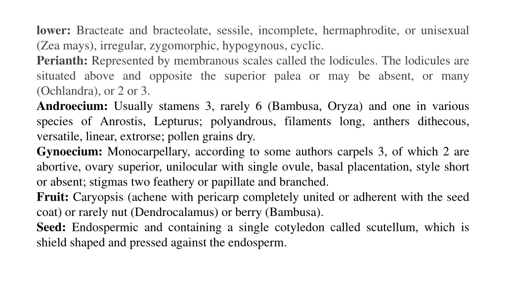 lower bracteate and bracteolate sessile