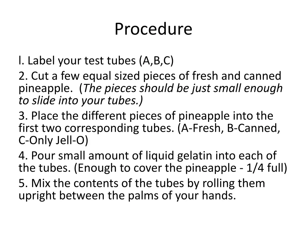 procedure