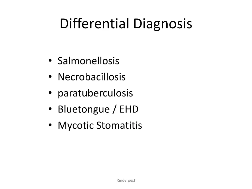 differential diagnosis 1