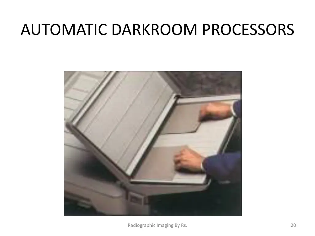 automatic darkroom processors