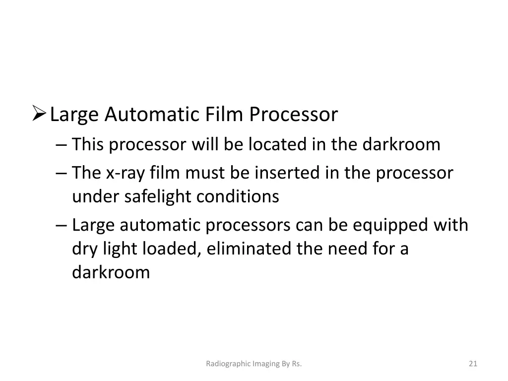 large automatic film processor this processor